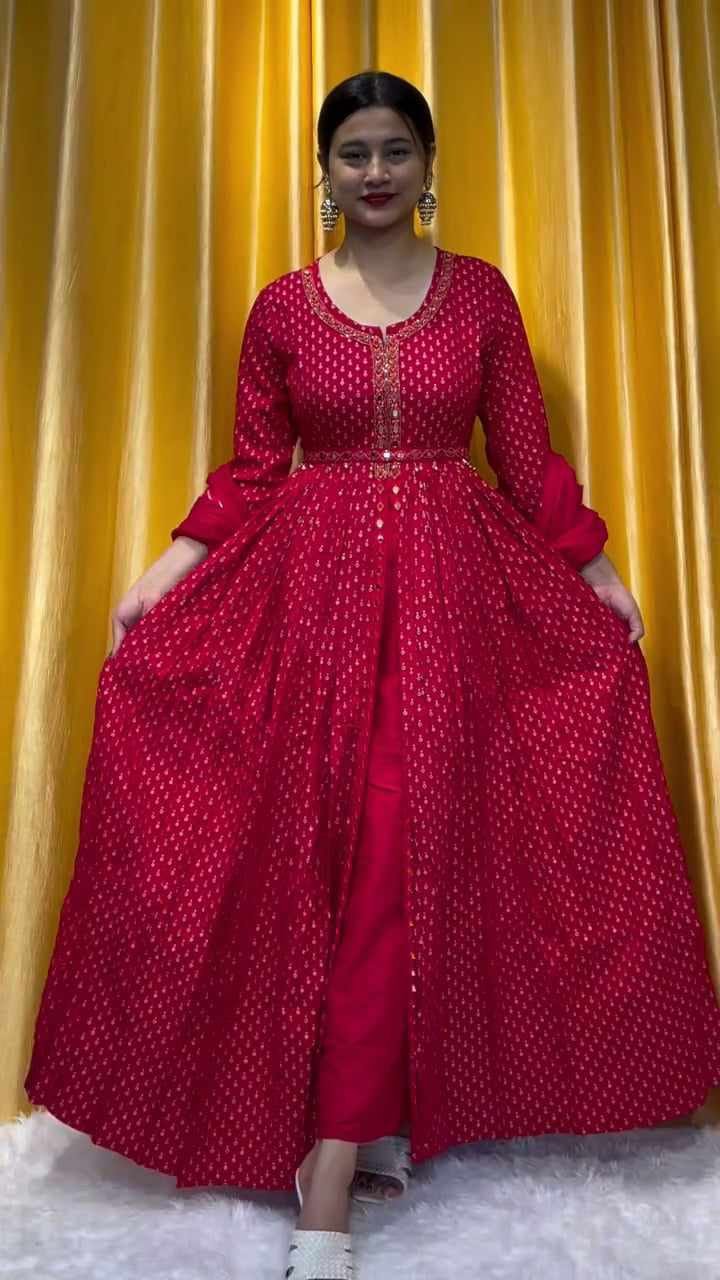 🌺রেড গাউন 🌺