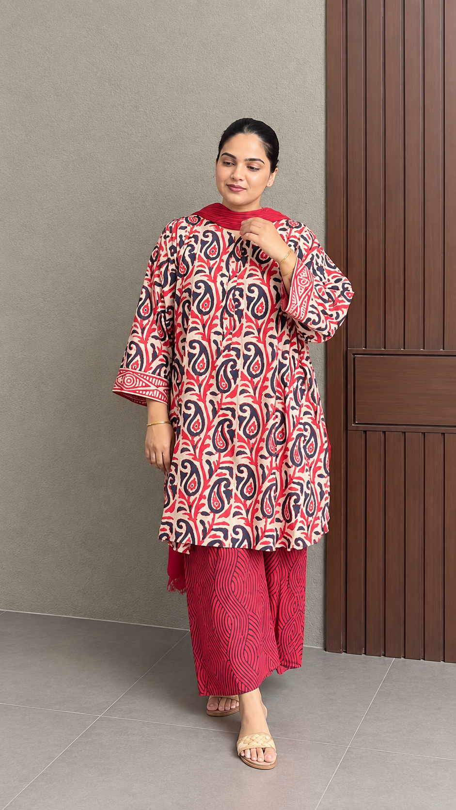 Comfortable Ready Pink Cotton Dress