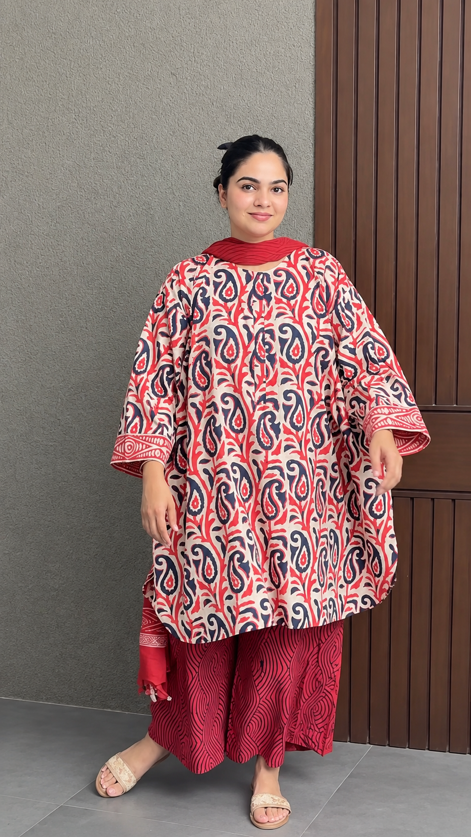 Comfortable Ready Pink Cotton Dress