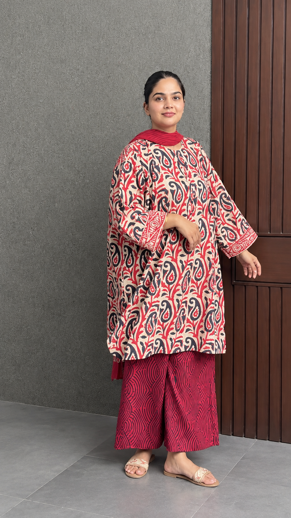 Comfortable Ready Pink Cotton Dress