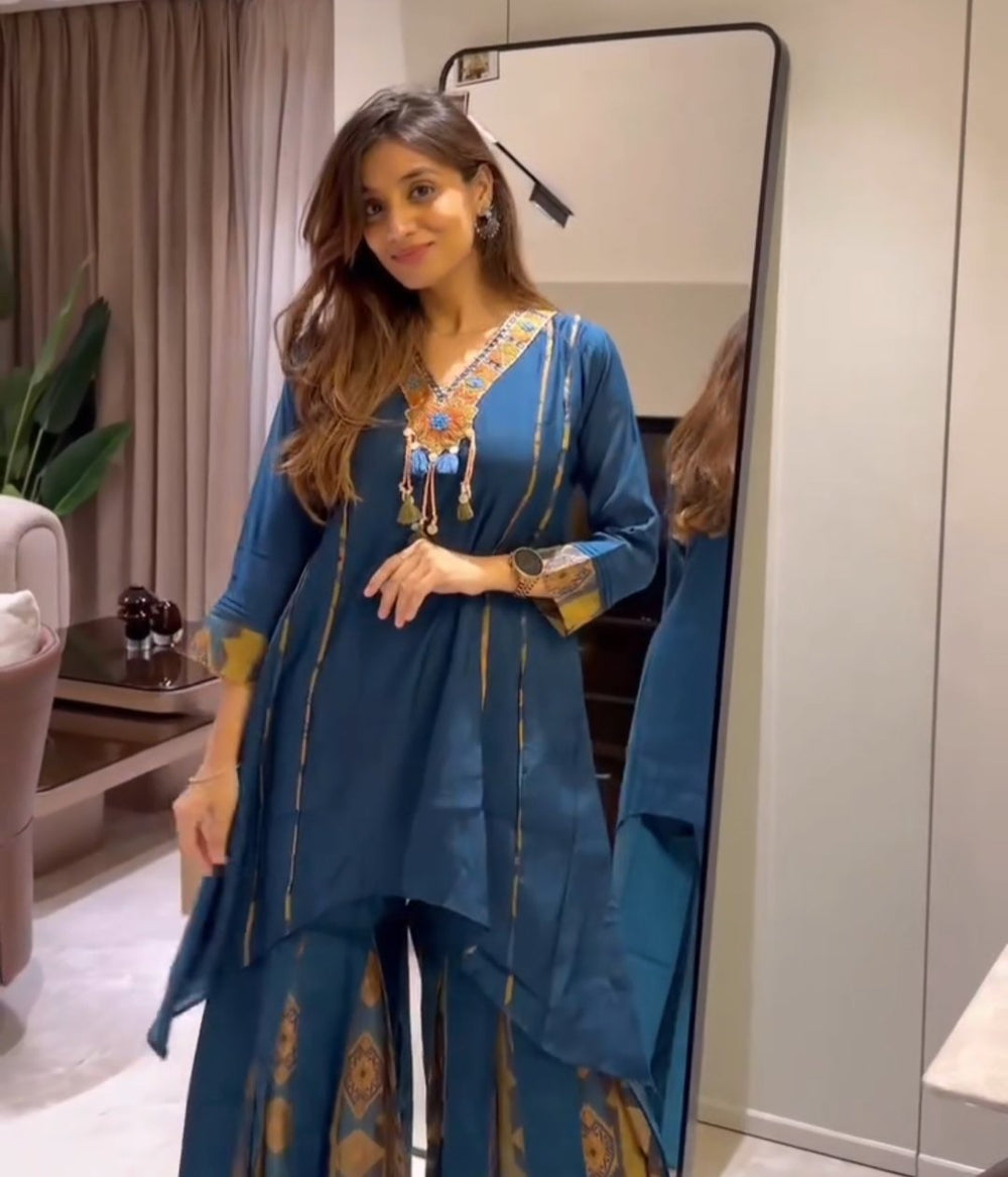 🌺কালার ফুল টু পিস 🌺