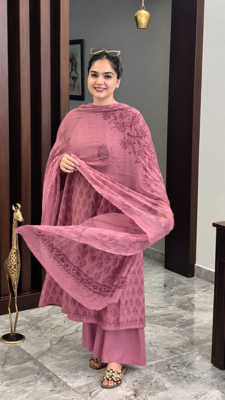 Readymade Cotton Three Piece
