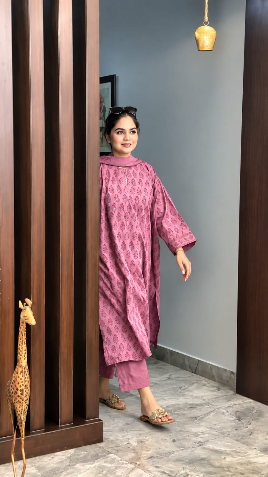 Readymade Cotton Three Piece