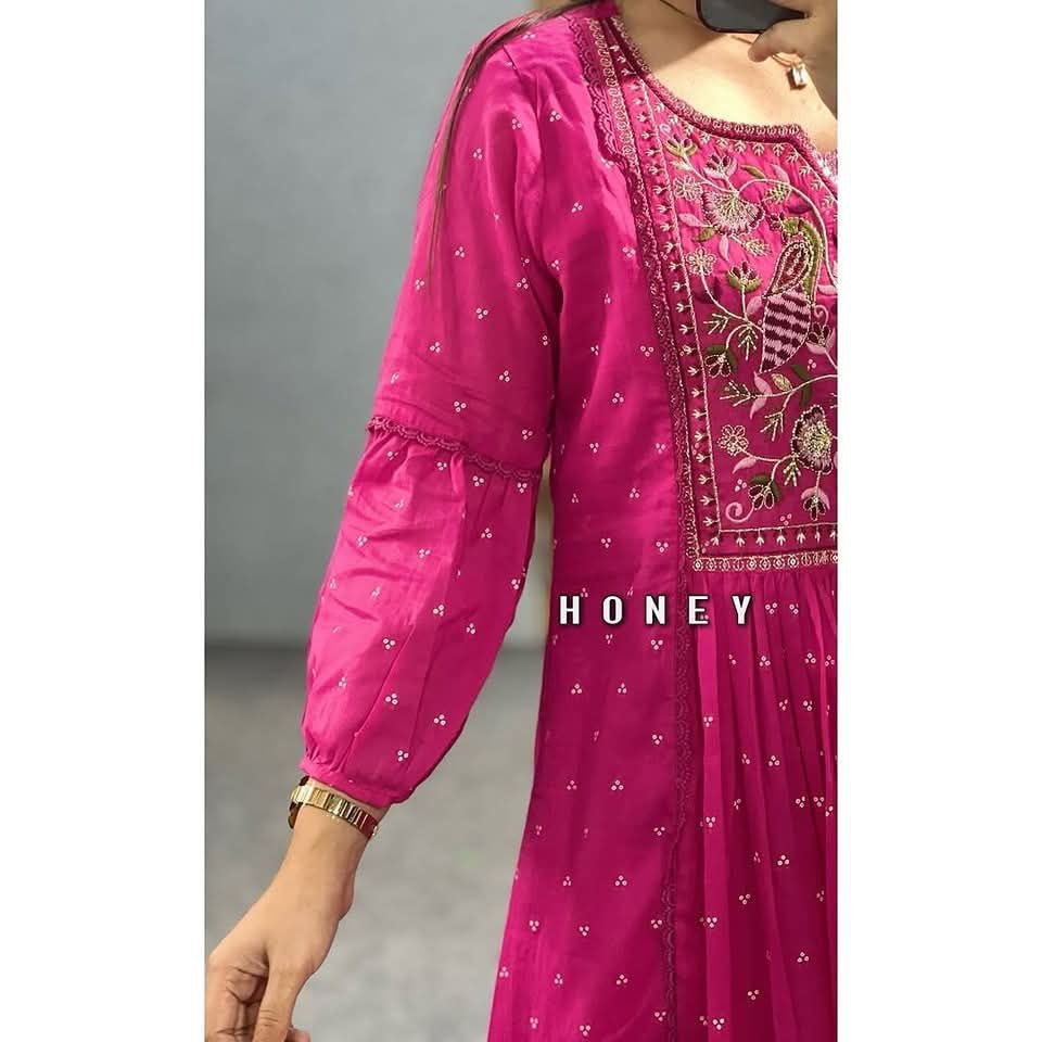 🌺 কালারফুল সুতি থ্রি পিস 🌺